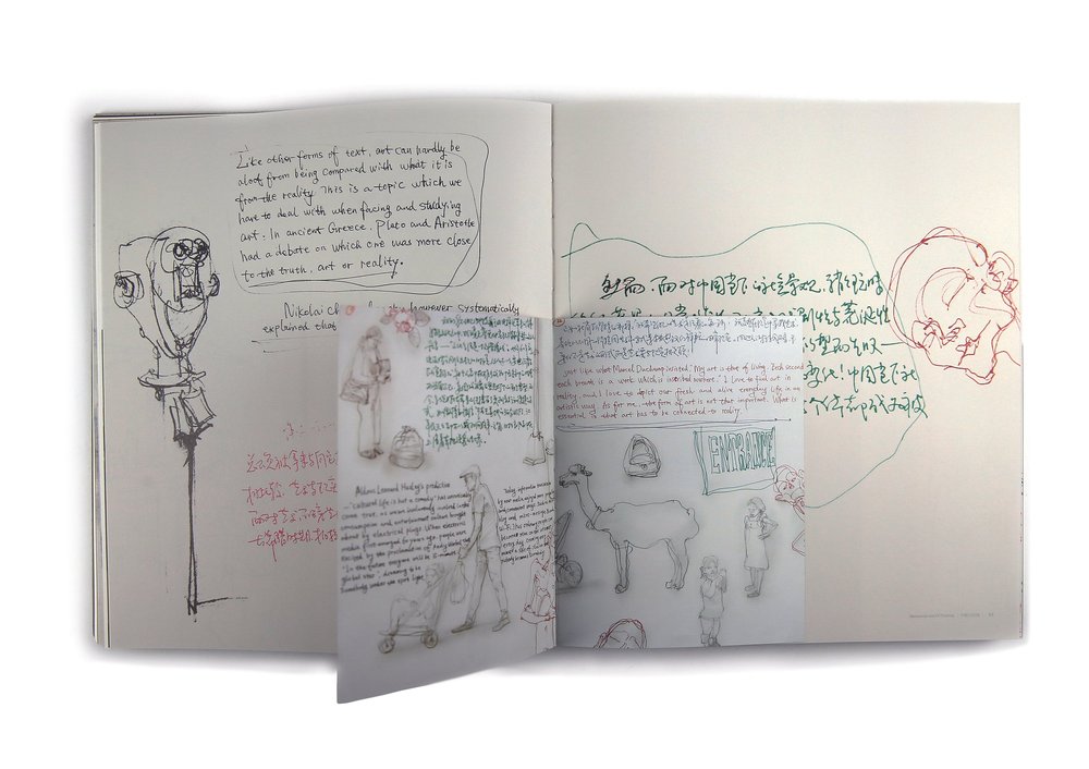 The Mystery of Drawing — handwritten notes and drawings