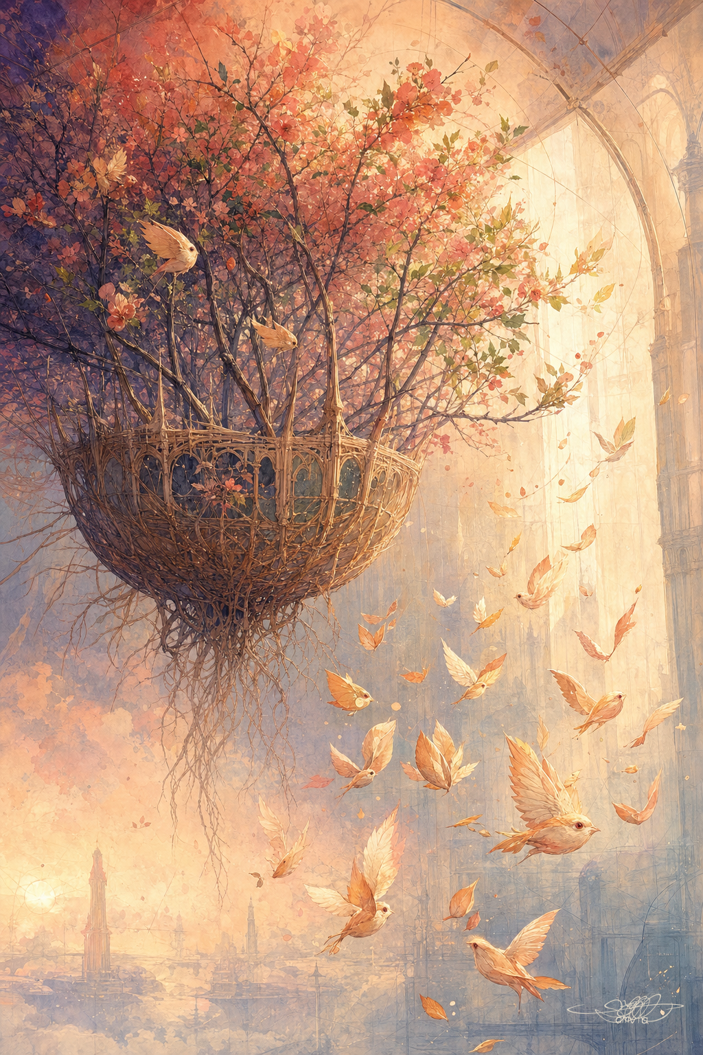 Blossoms Remember Flight · AMVIA gallery