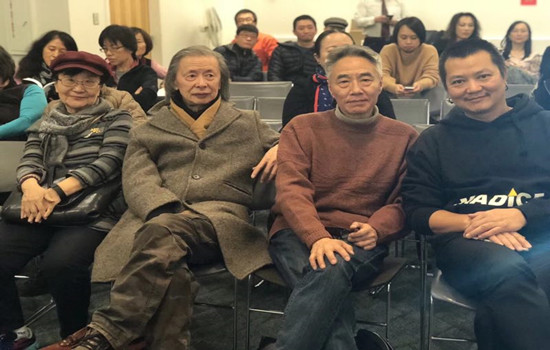 Wang Yu, Huang Xiang, Yan Li and Stone Chun Shi (right)