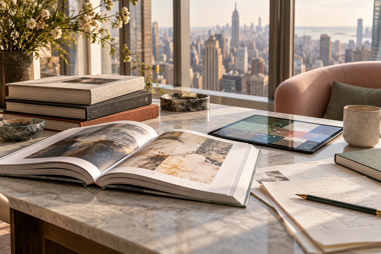 Books, editorial notes and digital creative work